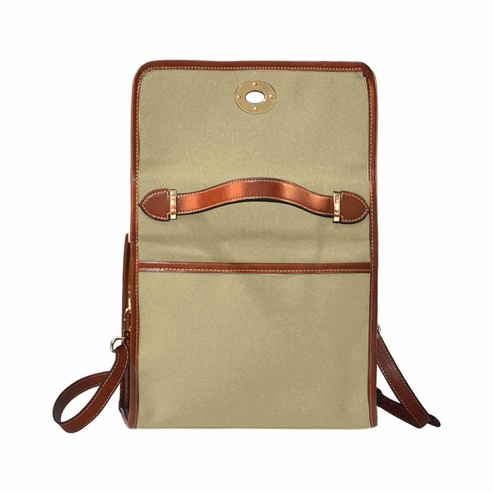 Canvas Bag / Sand Dollar Brown (brown Strap) - Bags | Handbags