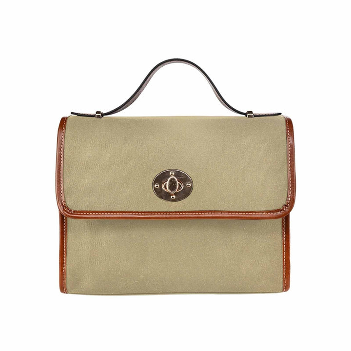 Canvas Bag / Sand Dollar Brown (brown Strap) - Bags | Handbags