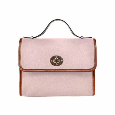 Canvas Bag / Scallop Seashell Pink (brown Strap) - Bags | Handbags