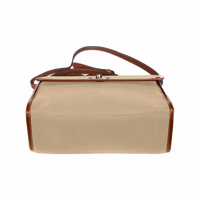 Canvas Bag / Tan Brown (brown Strap) - Bags | Handbags