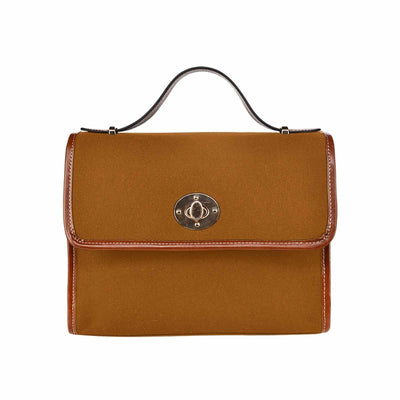 Canvas Handbag - Brown Waterproof Bag /brown Crossbody Strap - Bags | Handbags