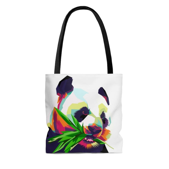 Large Tote Bag / Colorful Pop Art Panda - B154150 - Bags/Canvas Tote Bags