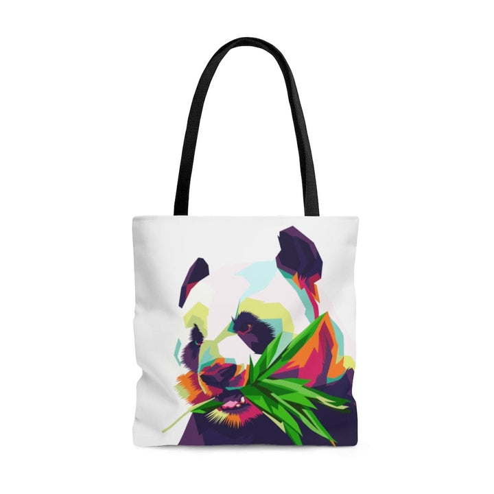 Large Tote Bag / Colorful Pop Art Panda - B154150 - Bags/Canvas Tote Bags