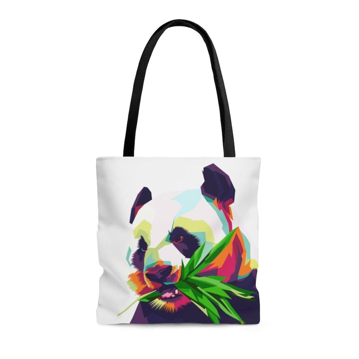 Large Tote Bag / Colorful Pop Art Panda - B154150 - Bags/Canvas Tote Bags