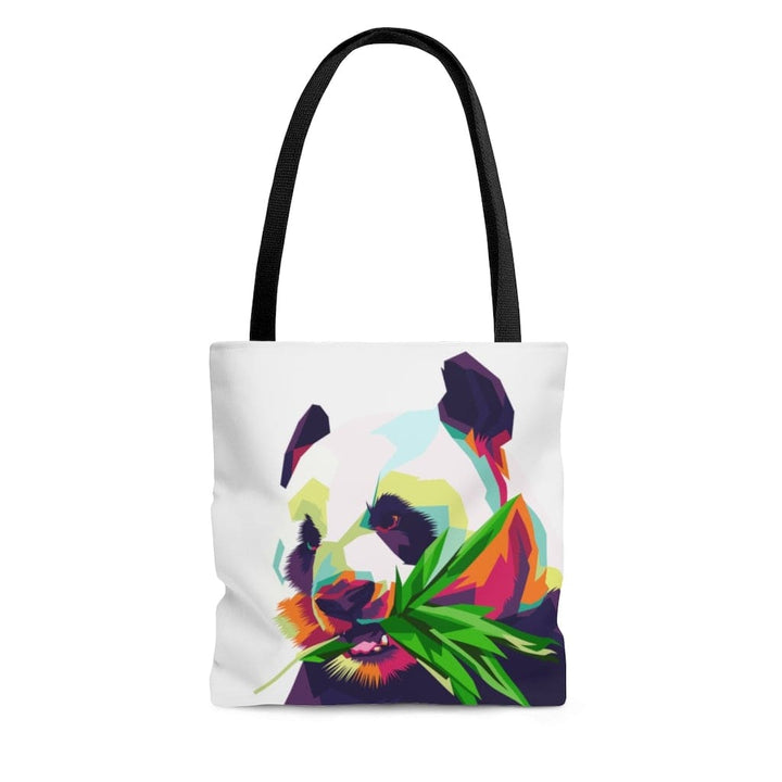 Large Tote Bag / Colorful Pop Art Panda - B154150 - Bags/Canvas Tote Bags