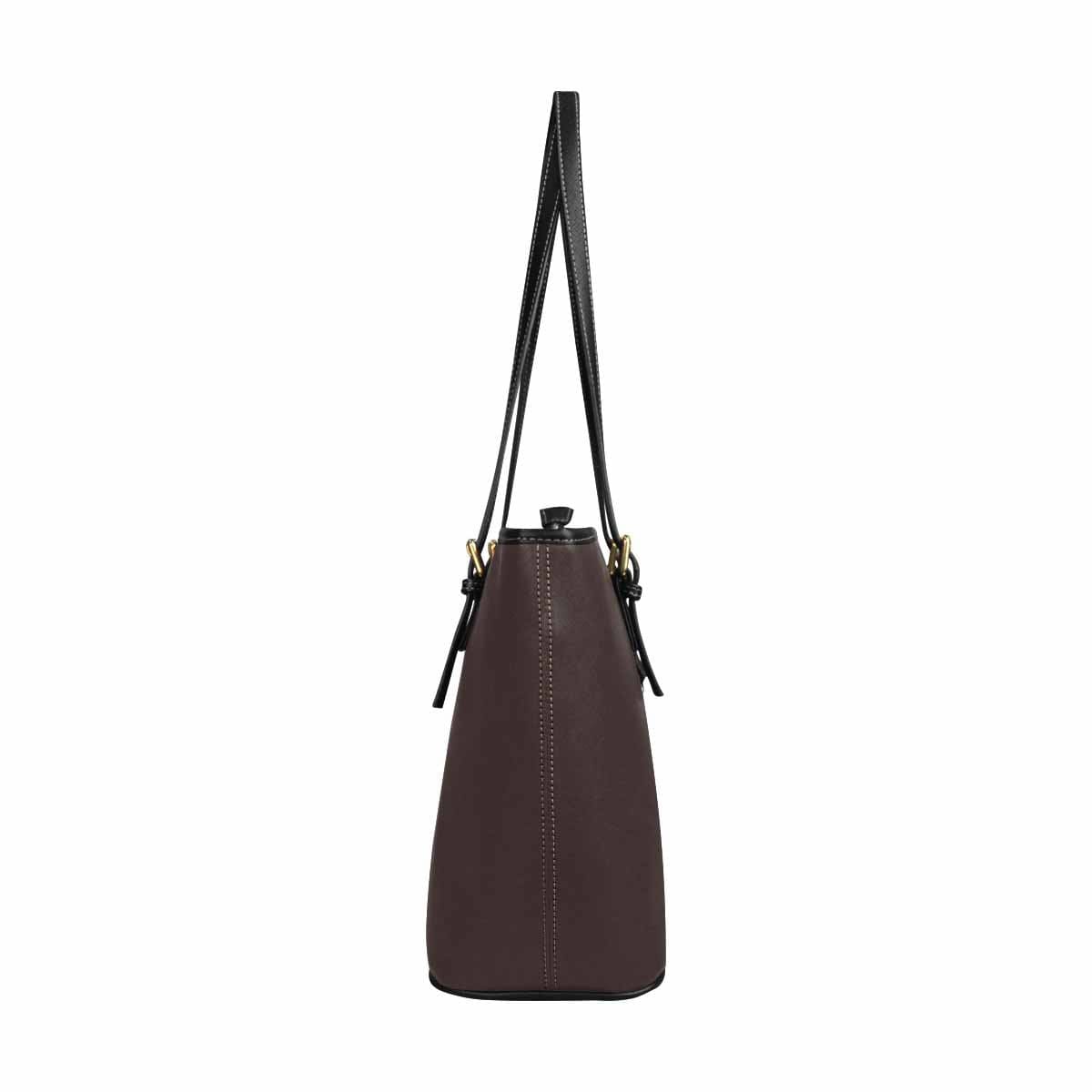 Large Leather Tote Shoulder Bag - Carafe Brown - Bags | Leather Tote Bags