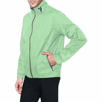Celadon Green Hooded Windbreaker Jacket - Men / Women - Mens | Jackets