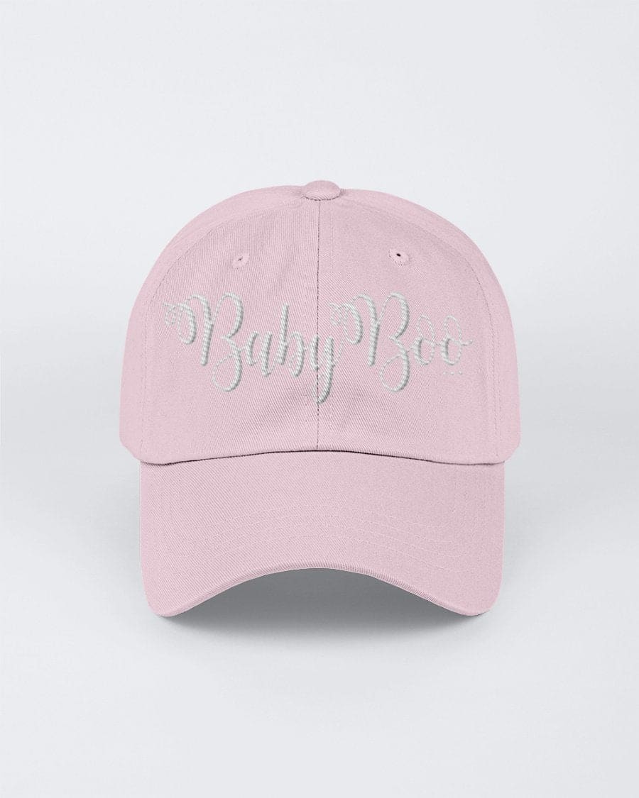 Chino Hat - Baby Boo Embroidered Graphic Hat / 6 Panel Twill - Unisex