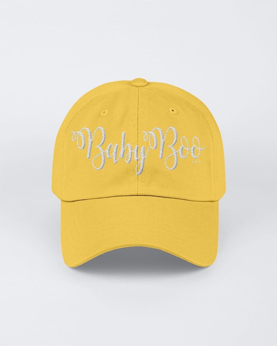 Chino Hat - Baby Boo Embroidered Graphic Hat / 6 Panel Twill - Unisex