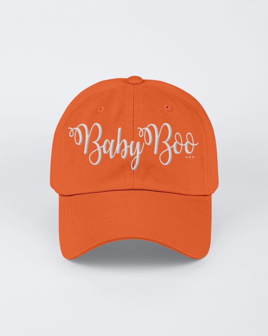 Chino Hat - Baby Boo Embroidered Graphic Hat / 6 Panel Twill - Unisex