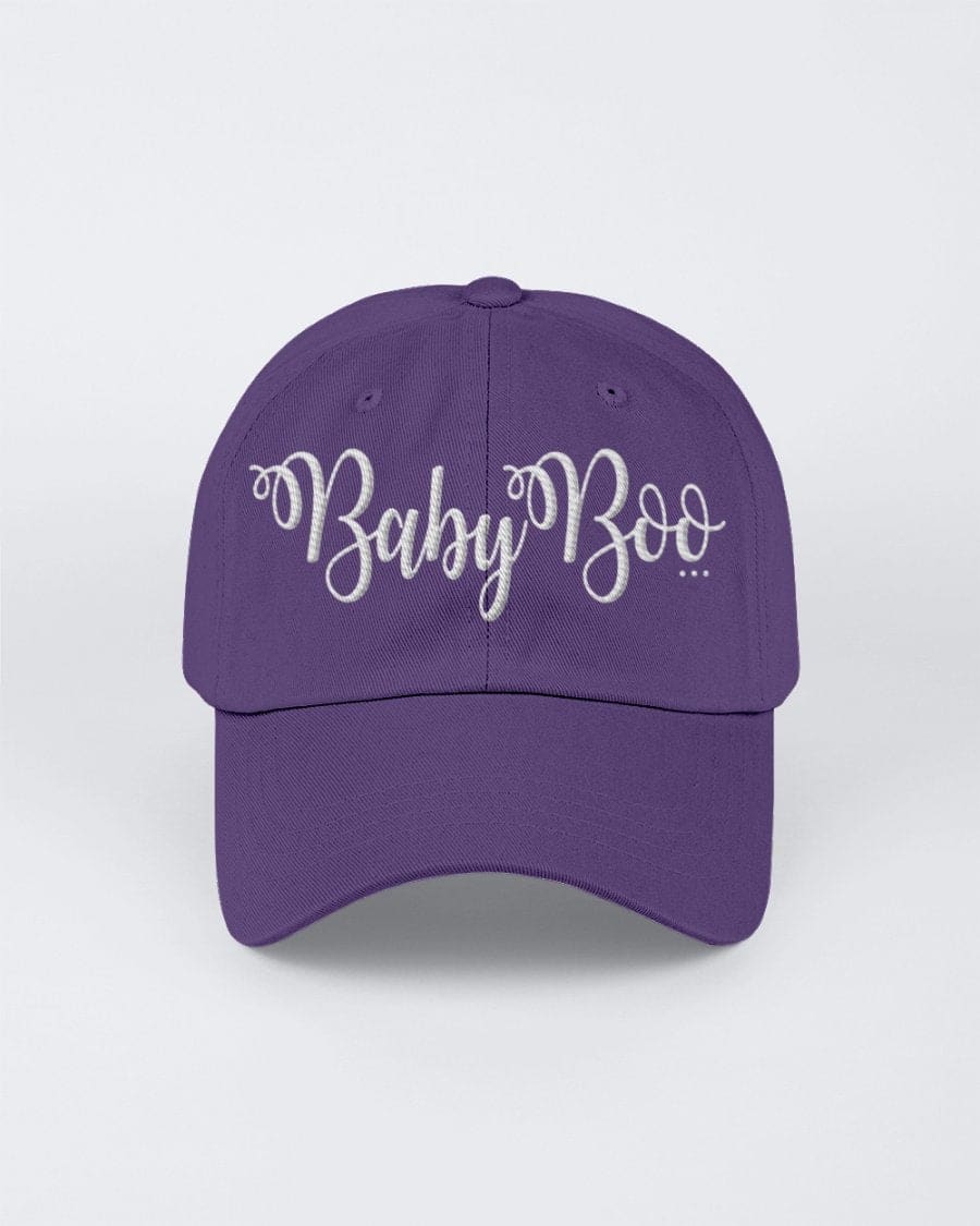 Chino Hat - Baby Boo Embroidered Graphic Hat / 6 Panel Twill - Unisex