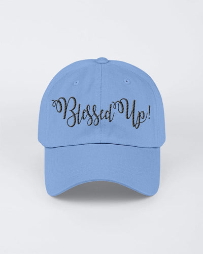 Chino Hat / Blessed Up Embroidered Graphic - Twill Hat - Unisex | Baseball Hats