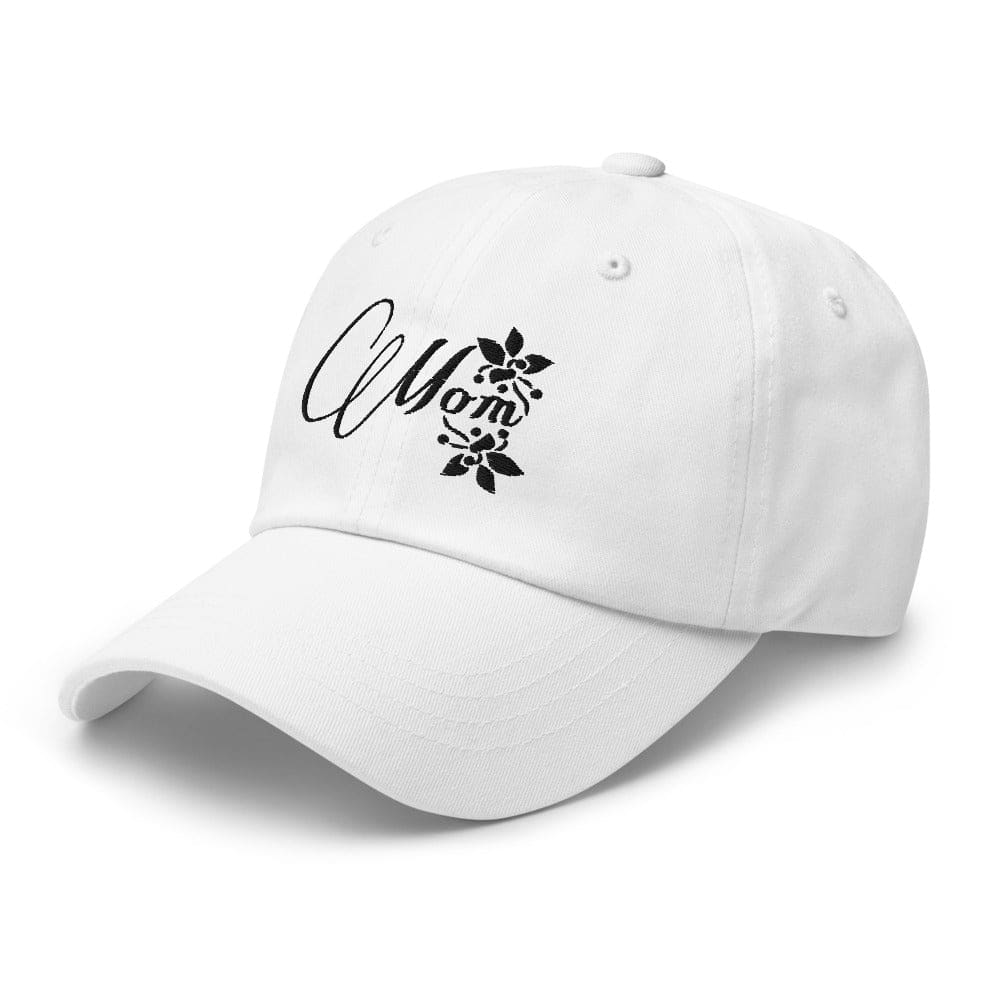 Chino Hat / Mom Embroidered Graphic