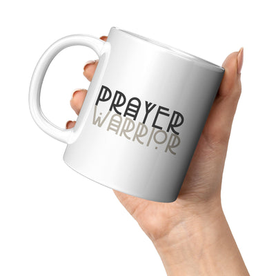 Coffee Cup Decorative Ceramic Mug 11oz Prayer Warrior Print - Decorative