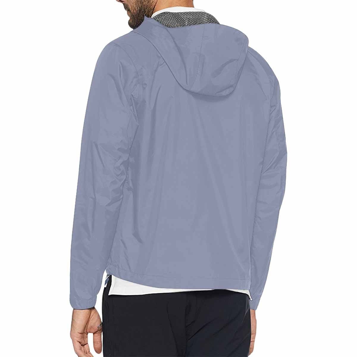 Cool Gray Hooded Windbreaker Jacket - Men / Women - Mens | Jackets