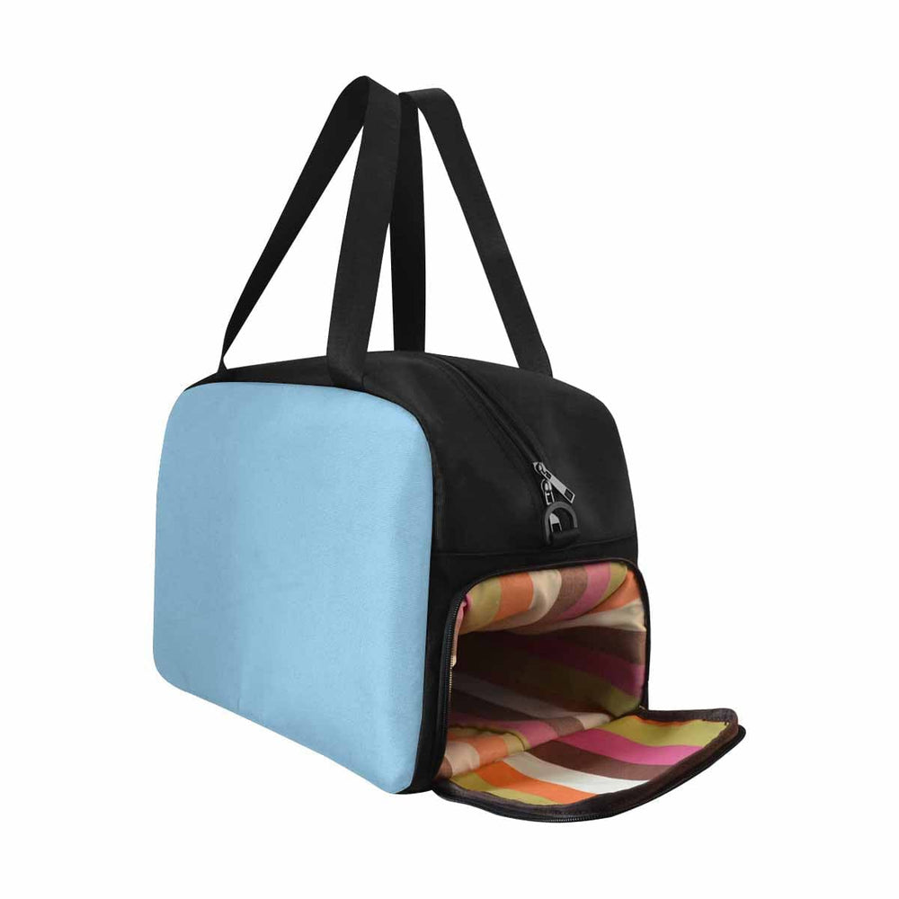 Cornflower Blue Tote and Crossbody Travel Bag - Bags/Travel Bags/Small Duffel