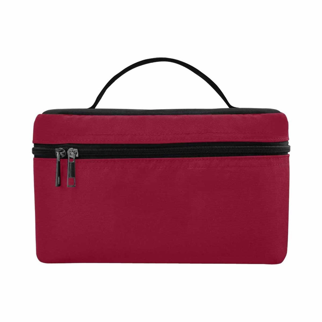 Cosmetic Bag Burgundy Red Travel Case - Bags | Cosmetic Bags