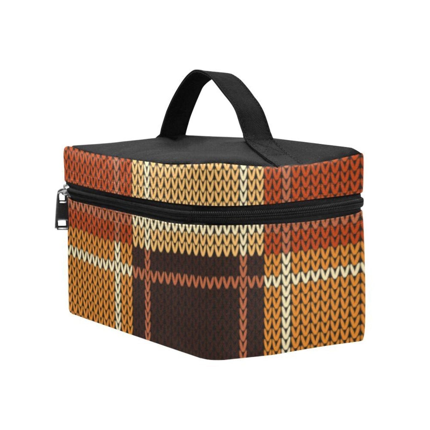 Cosmetic Bag Checker - Brown Travel Case - Bags | Cosmetic Bags