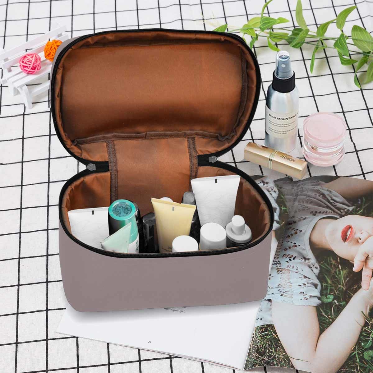 Cosmetic Bag Coffee Brown Travel Case - Bags | Cosmetic Bags