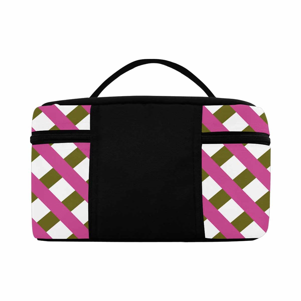 Cosmetic Bag Crosshatch - Pink Bag,travel Case - Bags | Cosmetic Bags