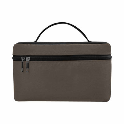 Cosmetic Bag Dark Taupe Brown Travel Case - Bags | Cosmetic Bags