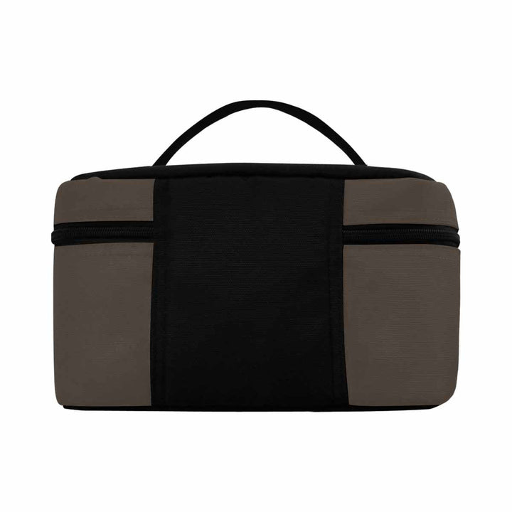 Cosmetic Bag Dark Taupe Brown Travel Case - Bags | Cosmetic Bags