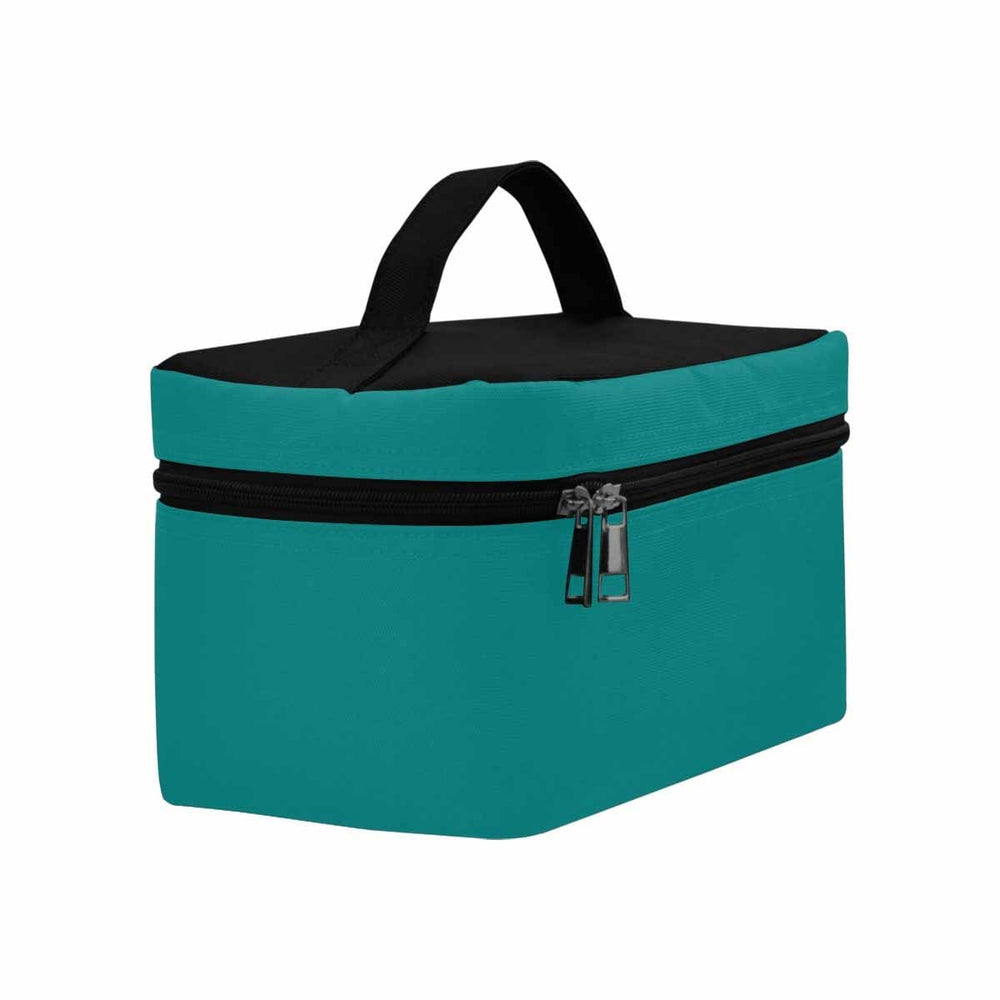 Cosmetic Bag Dark Teal Green Travel Case - Bags | Cosmetic Bags