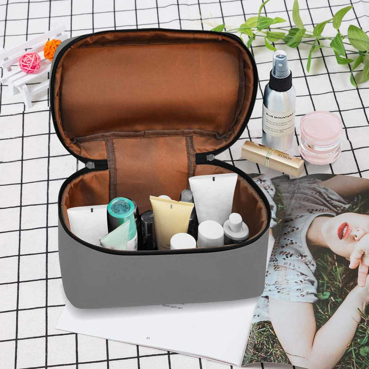 Cosmetic Bag Gray Travel Case - Bags | Cosmetic Bags