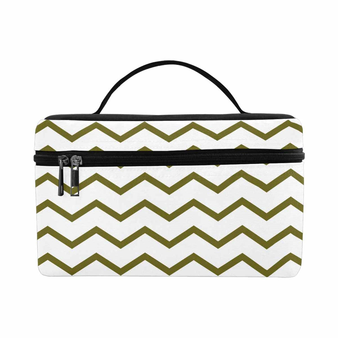 Cosmetic Bag Herringbone - Green Bag,travel Case - Bags | Cosmetic Bags