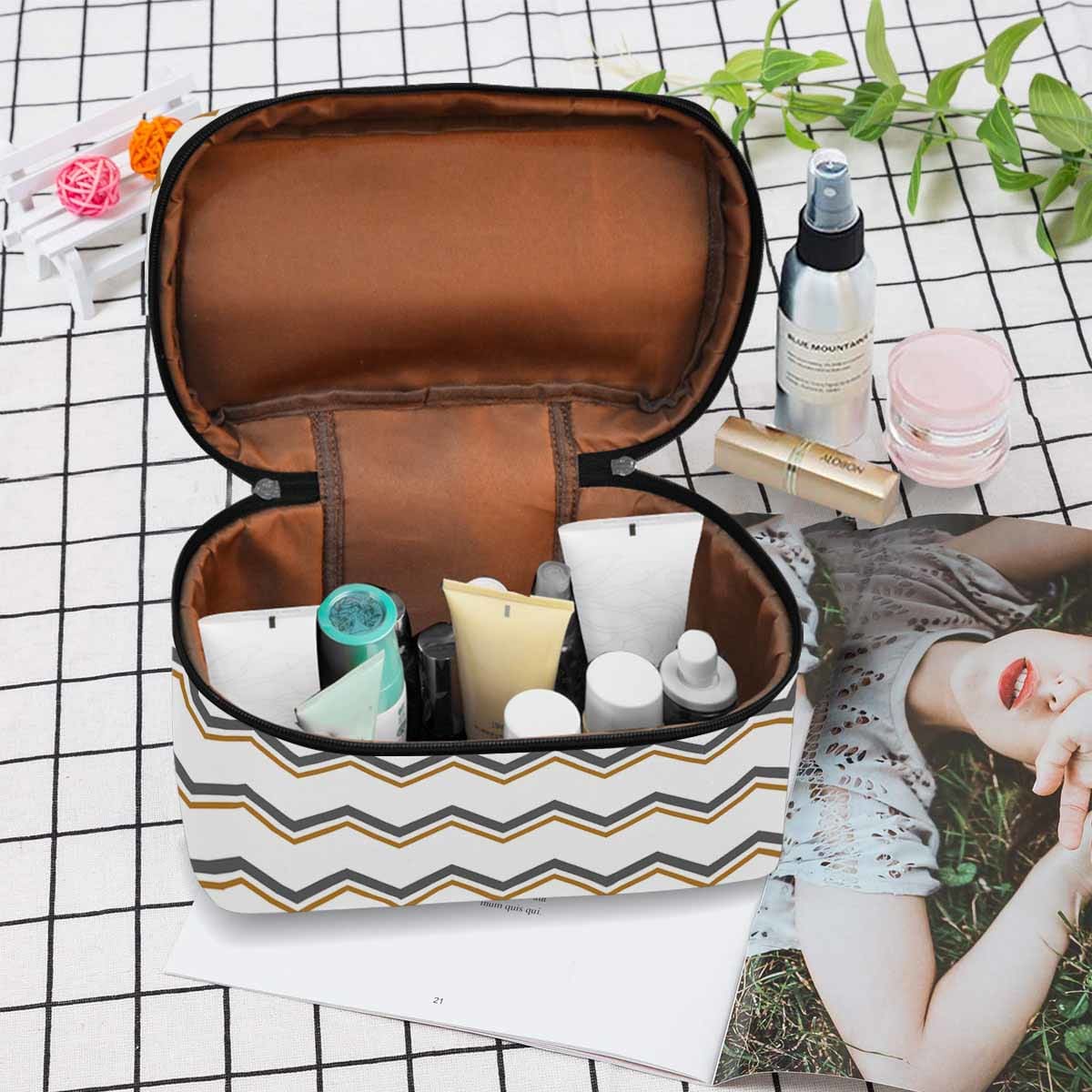 Cosmetic Bag Herringbone Bag,travel Case - Bags | Cosmetic Bags