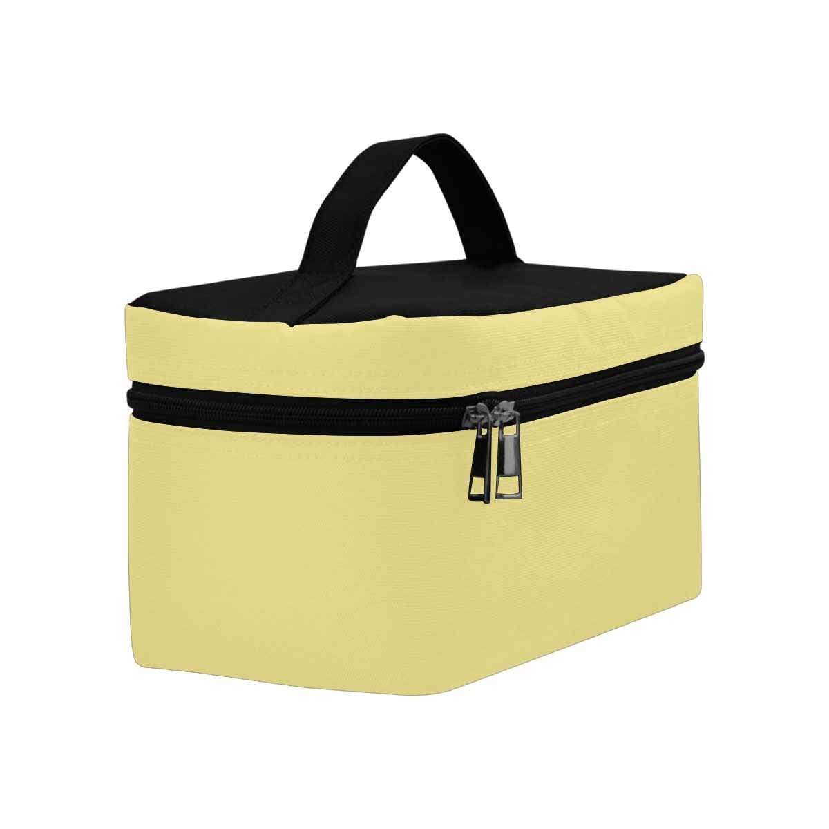 Cosmetic Bag Khaki Yellow Travel Case - Bags | Cosmetic Bags