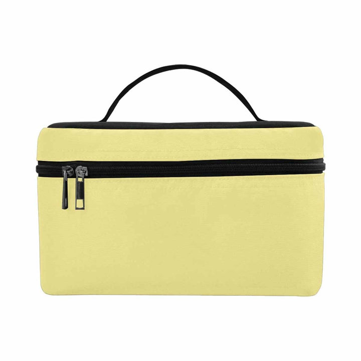 Cosmetic Bag Khaki Yellow Travel Case - Bags | Cosmetic Bags