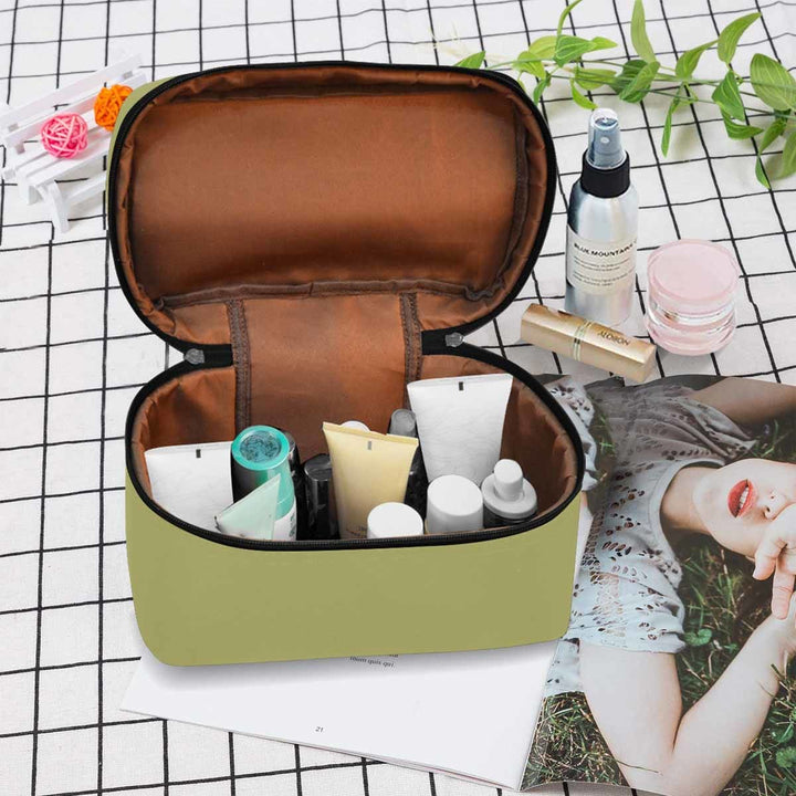 Cosmetic Bag Olive Green Travel Case - Bags | Cosmetic Bags