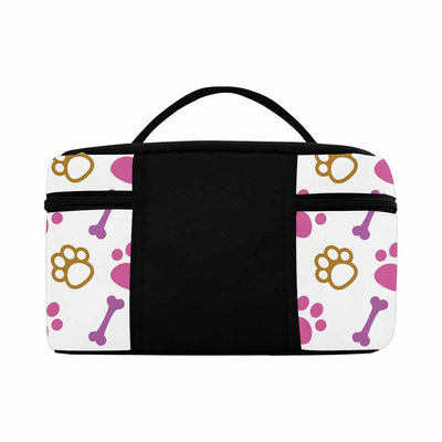 Cosmetic Bag Pink Paws And Doggie Bones Bag,travel Case - Bags | Cosmetic Bags