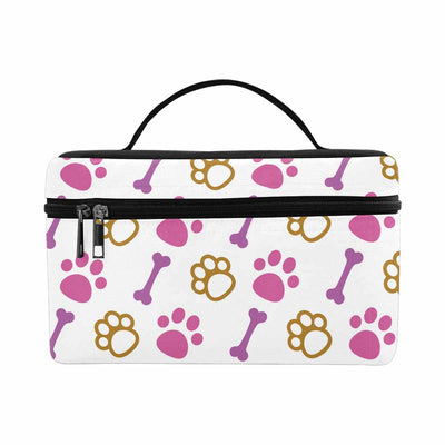 Cosmetic Bag Pink Paws And Doggie Bones Bag,travel Case - Bags | Cosmetic Bags