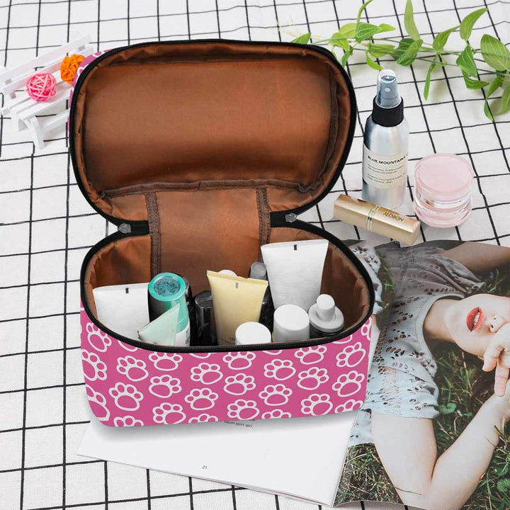 Cosmetic Bag Pink Paws Bag,travel Case - Bags | Cosmetic Bags