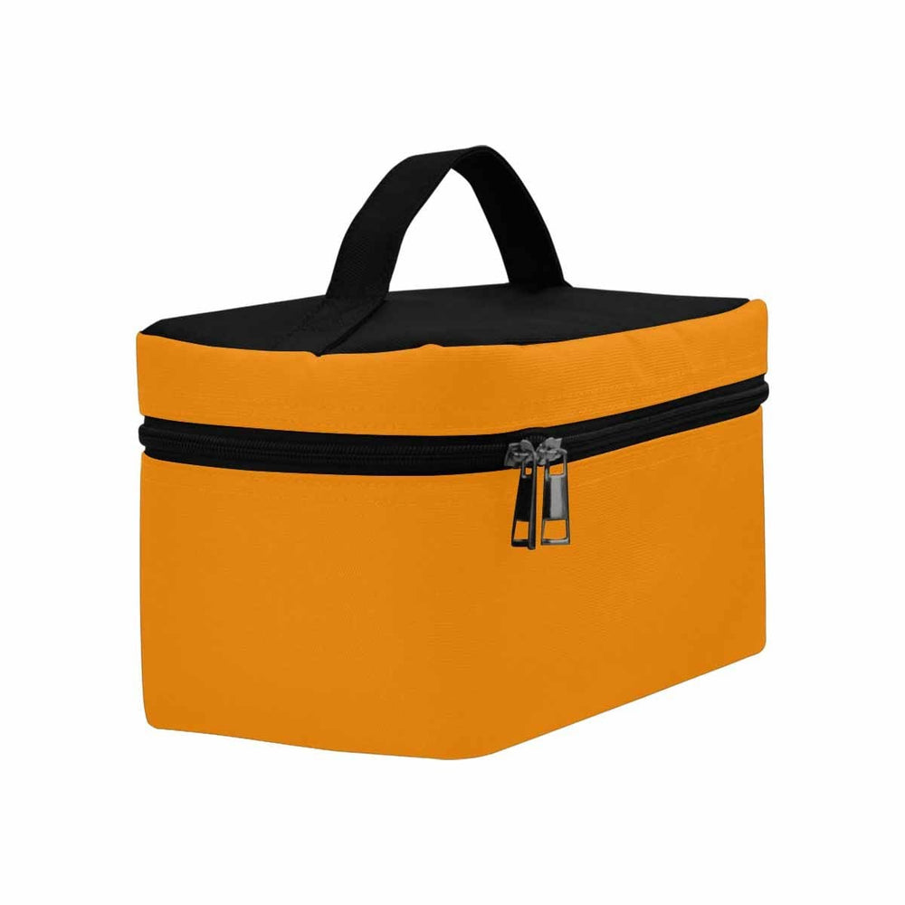 Cosmetic Bag - Tangerine Orange Travel Case - Bags/Cosmetic Bags