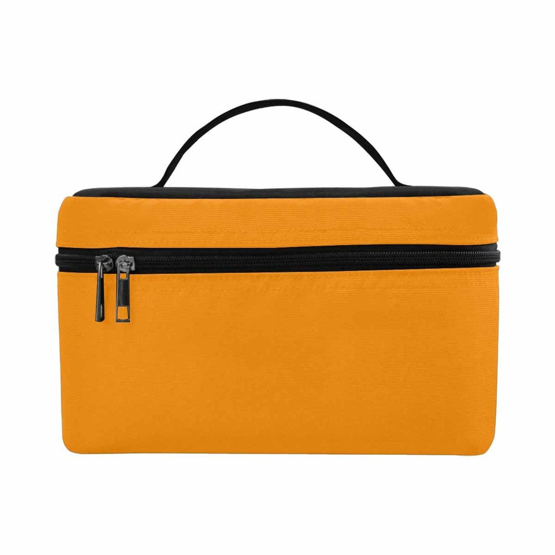 Cosmetic Bag - Tangerine Orange Travel Case - Bags/Cosmetic Bags