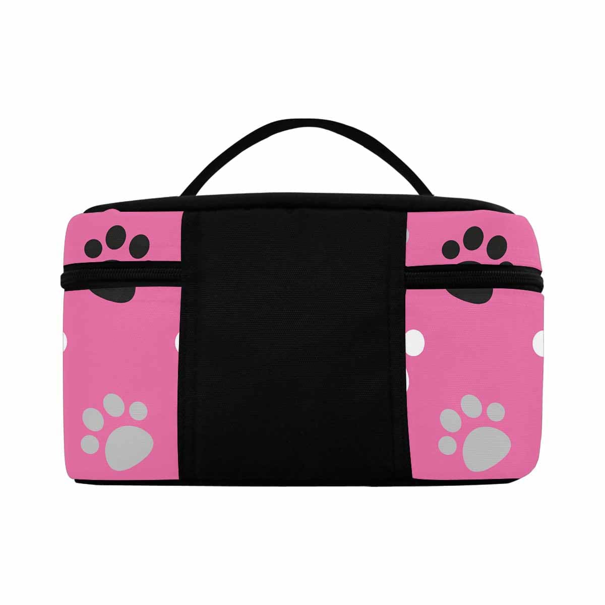 Cosmetic Bag Tri-color Paws - Pink Bag,travel Case - Bags | Cosmetic Bags