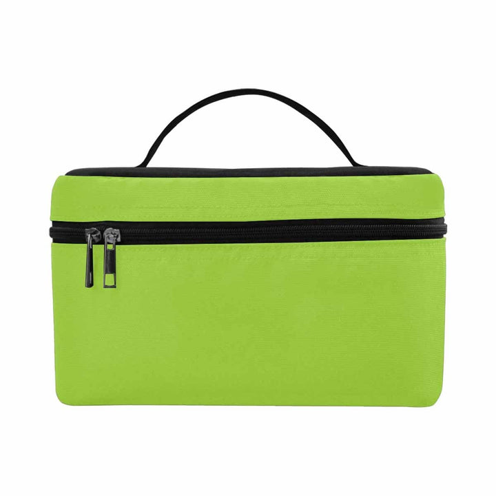 Cosmetic Bag - Yellow Green Travel Case - Bags/Cosmetic Bags