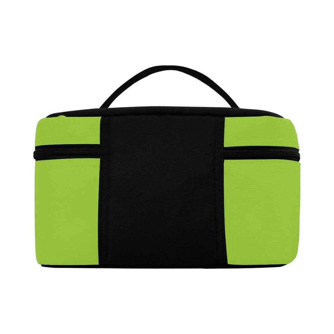 Cosmetic Bag - Yellow Green Travel Case - Bags/Cosmetic Bags