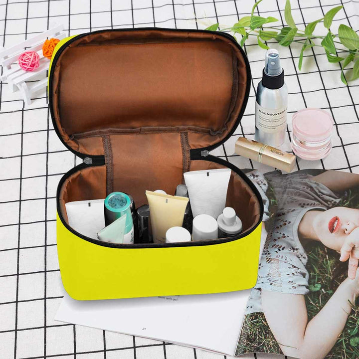 Cosmetic Bag Yellow Travel Case - Bags | Cosmetic Bags