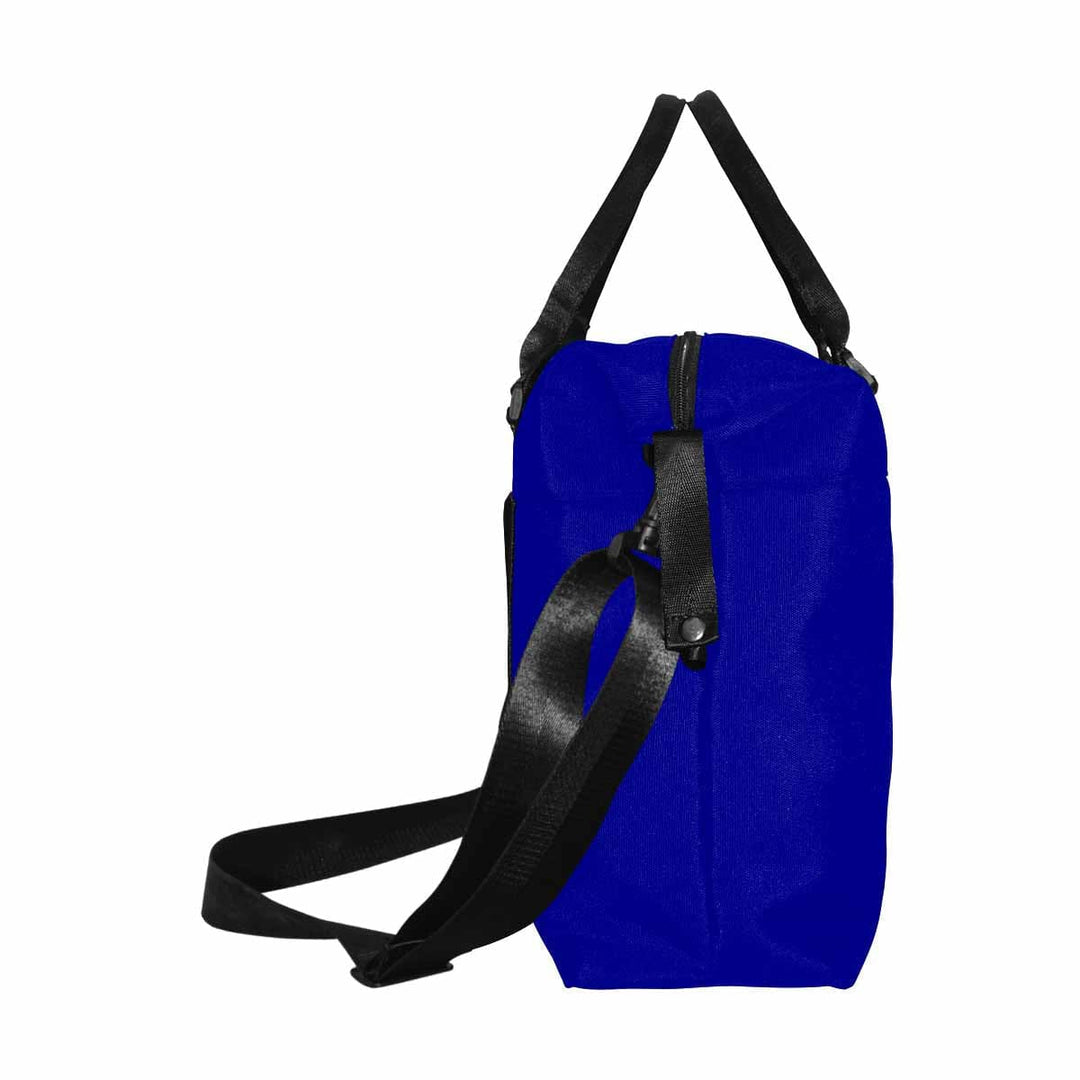 Dark Blue Duffel Bag - Large Travel Carry - Bags/Oxford Crossbody Bags