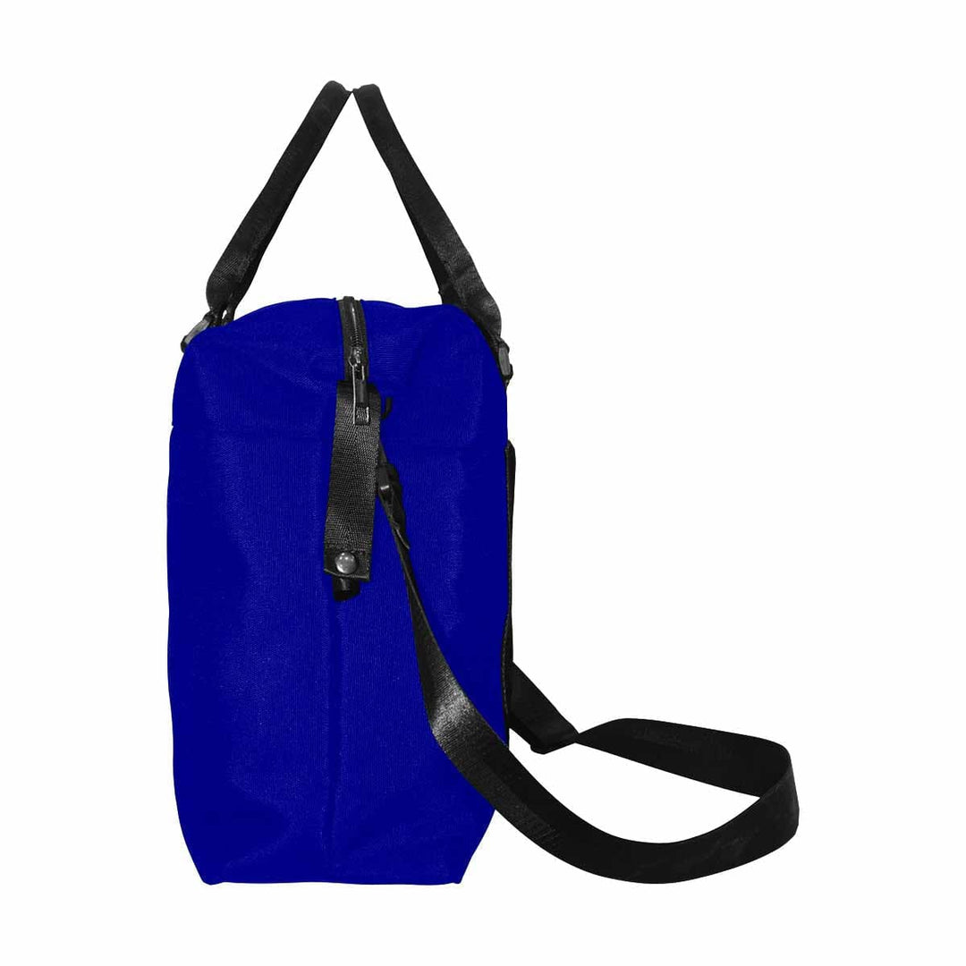 Dark Blue Duffel Bag - Large Travel Carry - Bags/Oxford Crossbody Bags