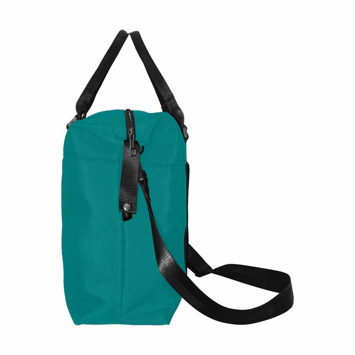Dark Teal Green Duffel Bag - Large Travel Carry - Bags/Oxford Crossbody Bags
