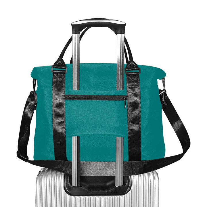 Dark Teal Green Duffel Bag - Large Travel Carry - Bags/Oxford Crossbody Bags