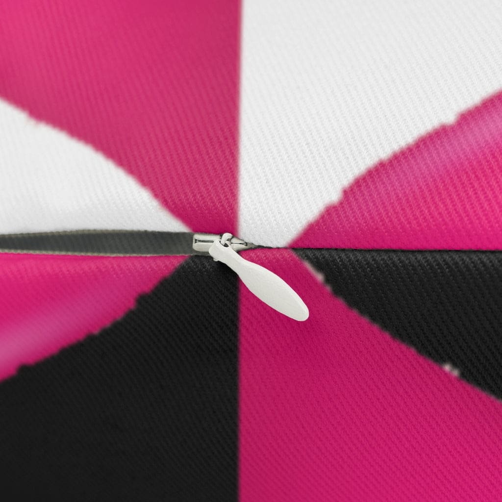 Decorative Lumbar Throw Pillow - Pink Chevron Pattern - Decorative/Throw