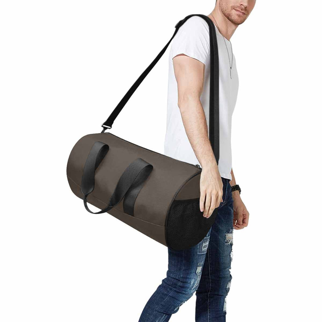 Duffel Bag - Dark Taupe Brown Travel - Carry - Bags | Duffel Bags