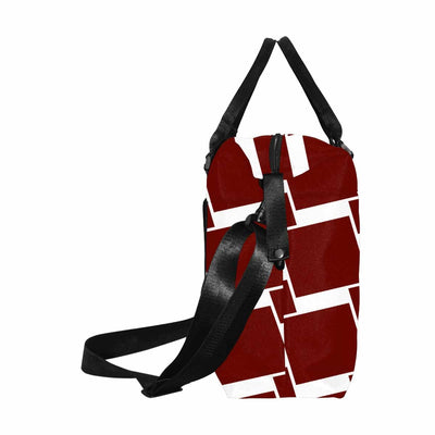 Duffle Bag - Large Capacity - Burgundy - Bags | Travel Bags | Canvas Carry