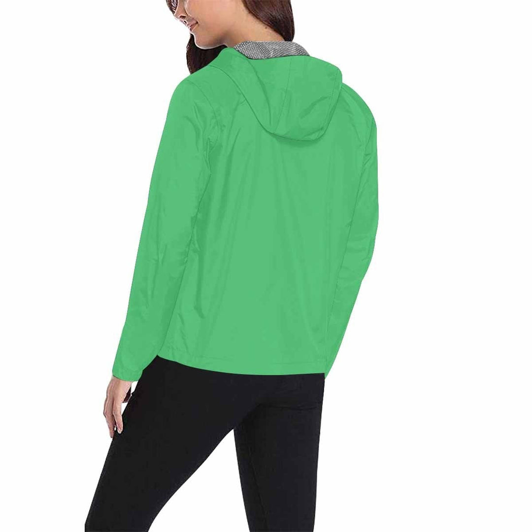 Emerald Green Hooded Windbreaker Jacket - Men / Women - Mens | Jackets